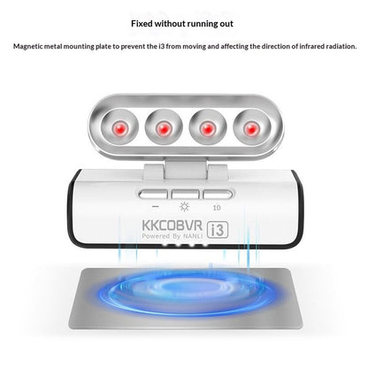 KKCOBVR i3 IR Tracking Base Station for Meta Quest 3  /  3S  /  Pro Infrared Enhancement Light 4-Level Brightness VR Accessory