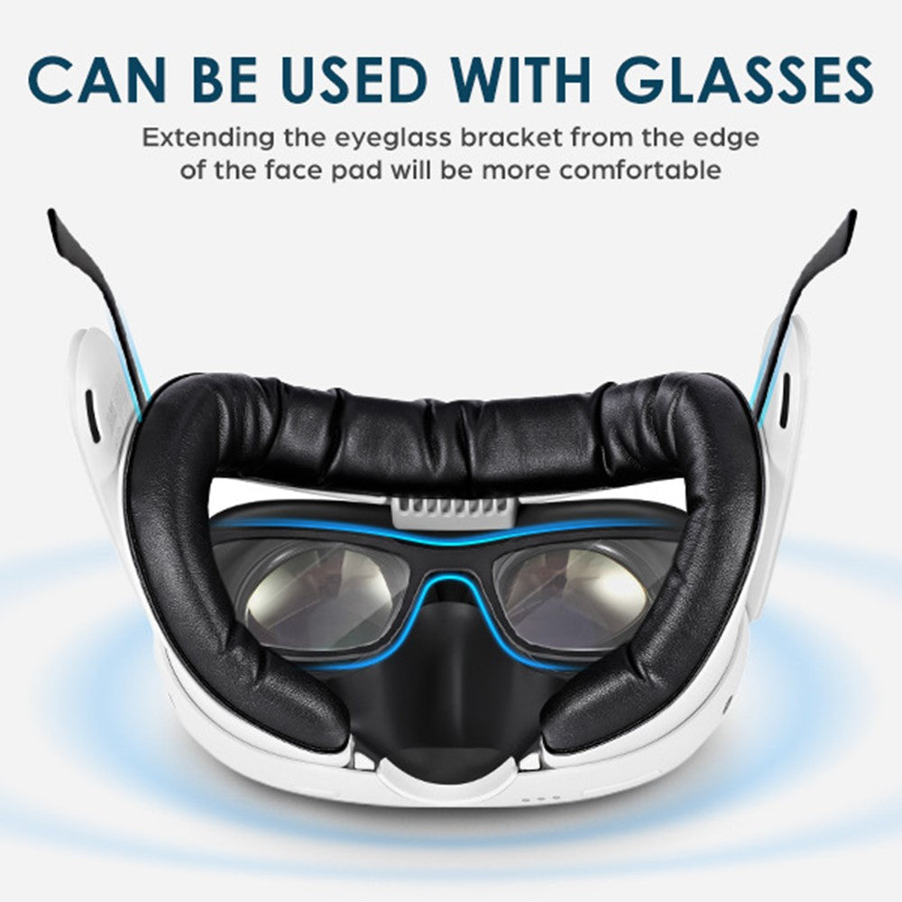 KKCOBVR K3 VR Headset Cooling Fan Mask for Meta Quest 3 Anti-Fog Ventilation Breathable Face Cover
