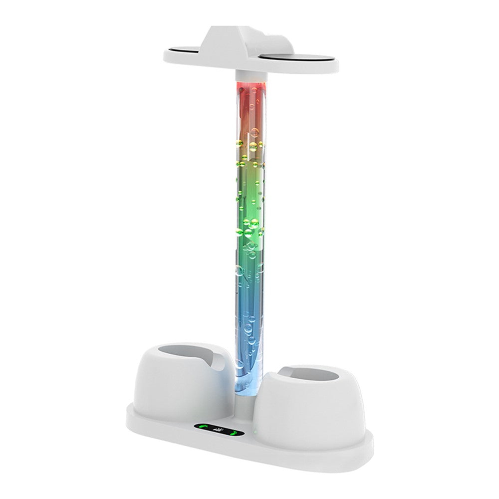 HBV-463 For Meta Oculus Quest 3 RGB VR Headset Charging Station Display Stand Base Controller Storage Holder