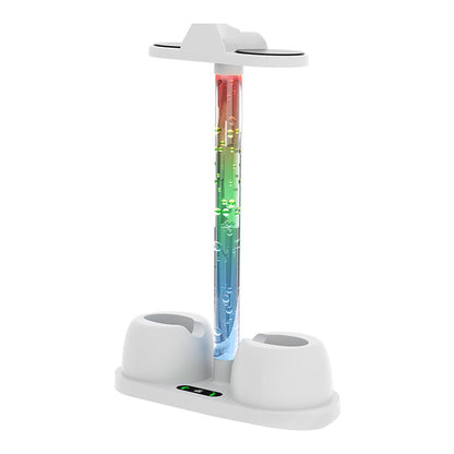 HBV-463 For Meta Oculus Quest 3 RGB VR Headset Charging Station Display Stand Base Controller Storage Holder