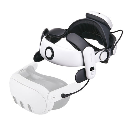 BOBOVR S3 Pro For Meta Quest 3S / 3 VR Headset Battery Strap Head Air Cooling System with 10000mAh Battery Pack