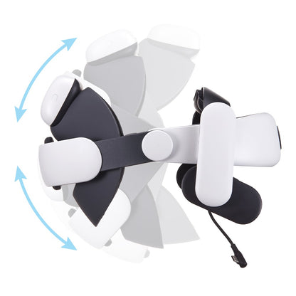 BOBOVR S3 Pro For Meta Quest 3S / 3 VR Headset Battery Strap Head Air Cooling System with 10000mAh Battery Pack