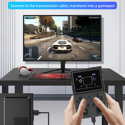 ANBERNIC RG353V 32GB Retro Gamepad Android 11 Linux Handheld Game Console with 3.5 Inch IPS Screen (without TF Card / Games)