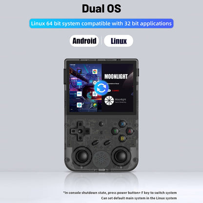 ANBERNIC RG353V 32GB Retro Gamepad Android 11 Linux Handheld Game Console with 3.5 Inch IPS Screen (without TF Card / Games)