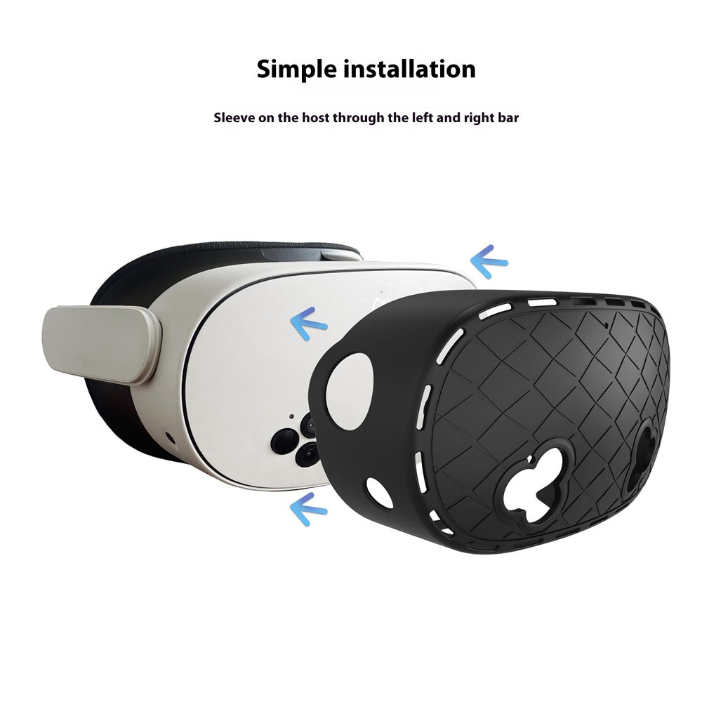 Silicone Case Set for Meta Quest 3S VR Headset, Controllers Protective Cover