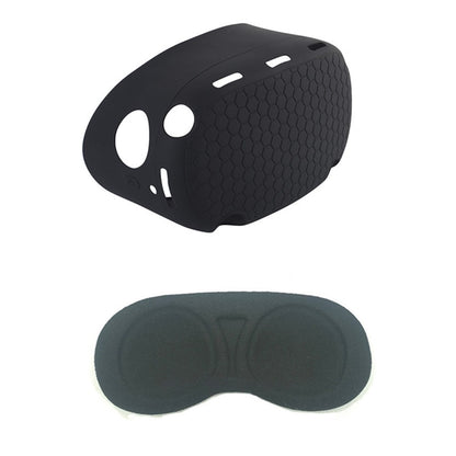 For Oculus Quest 2 VR Headset Silicone Protective Cover Skin Case with Eye Mask