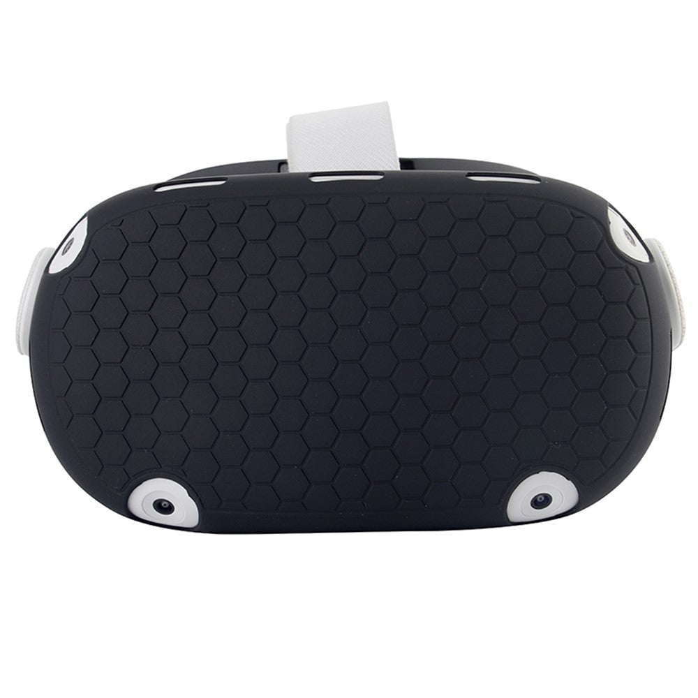 For Oculus Quest 2 VR Headset Silicone Protective Cover Skin Case with Eye Mask