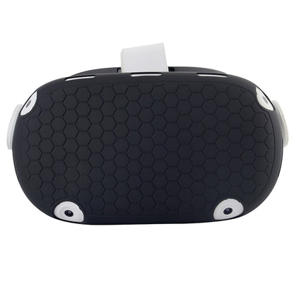 For Oculus Quest 2 VR Headset Silicone Protective Cover Skin Case with Eye Mask