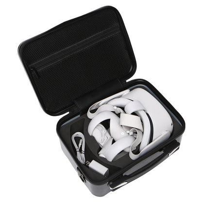 BKANO VR Glasses Carry Case for Oculus Quest 2 Brushed Shockproof Bag Portable Accessories Organization Box