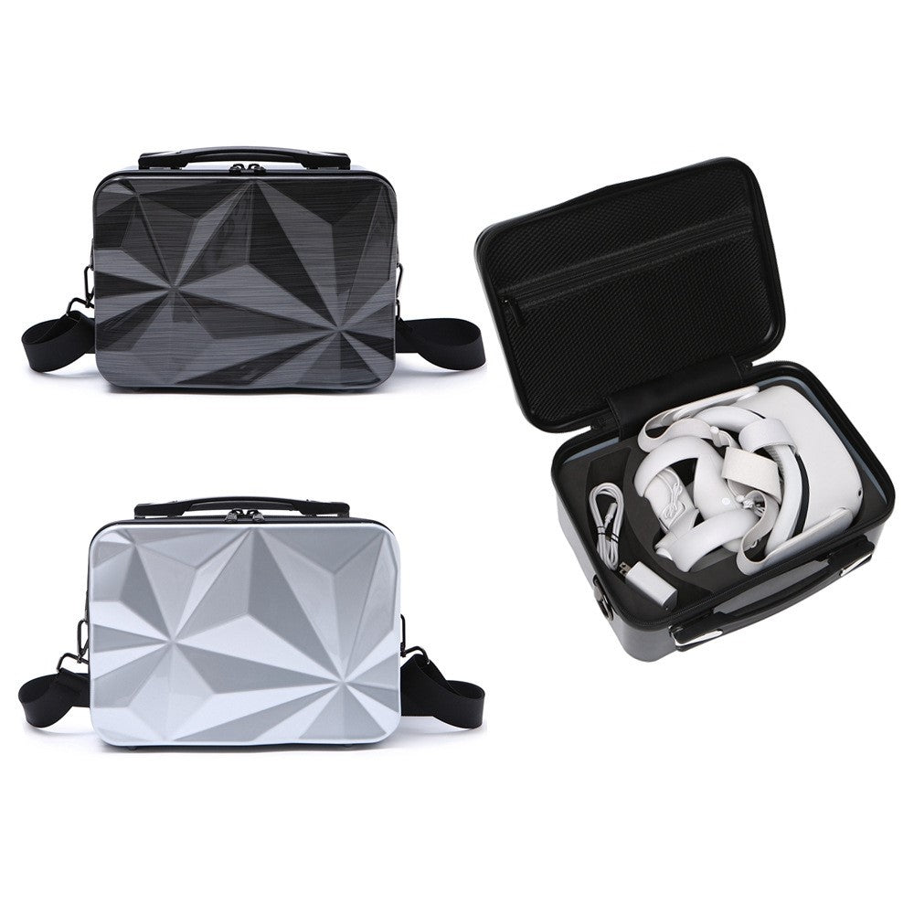 BKANO VR Glasses Carry Case for Oculus Quest 2 Brushed Shockproof Bag Portable Accessories Organization Box
