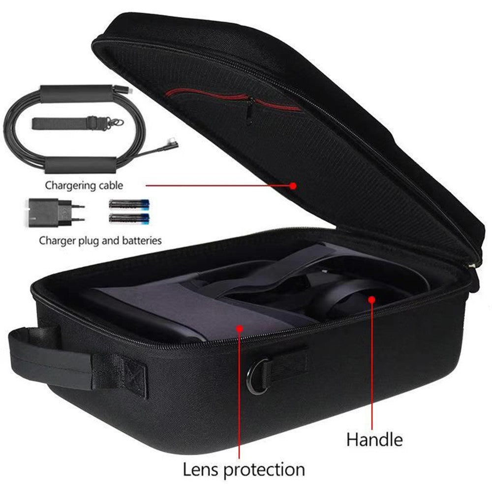 EVA + Oxford Cloth Shockproof Storage Bag Carrying Case for Oculus Quest 2 VR Glasses