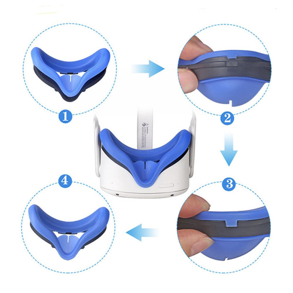 Storage Bag + Face Mask + Lens Protective Cover + Silicone Handle Cover Set for Oculus Quest 2