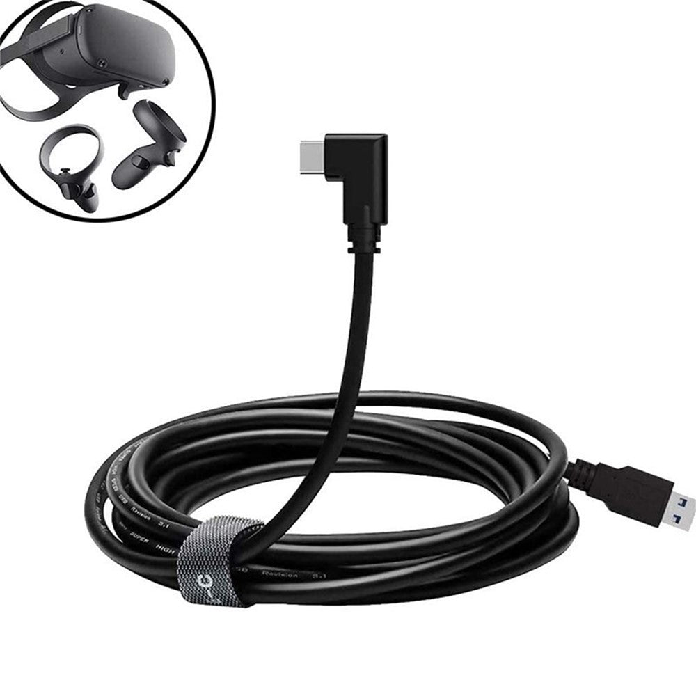 VR Link Cable for Oculus Quest 2 Quest 1 VR Headset USB 3.2 Gen 1 High Speed Data Charging Cord
