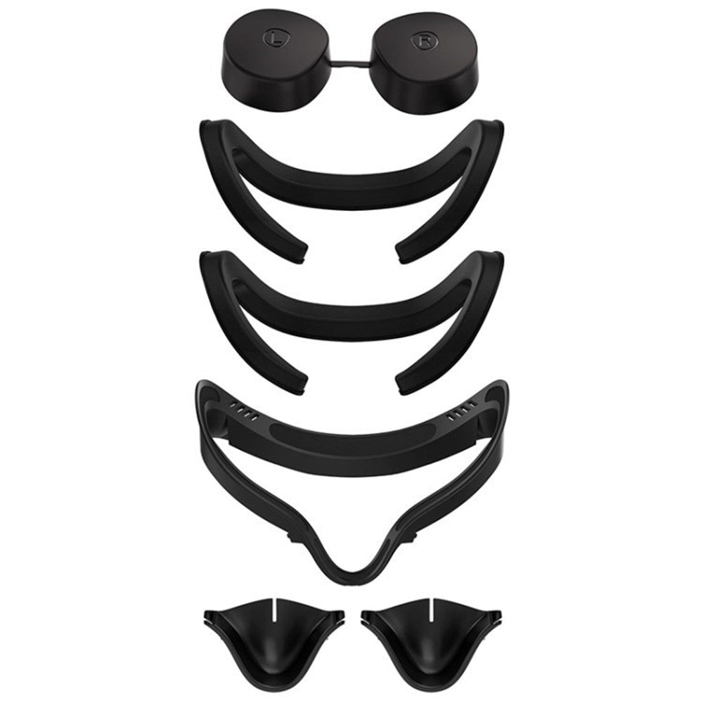 6Pcs/Set Anti-leakage Face Mask Cover & Lens Cover Kit for Oculus Quest 2 VR Accessories