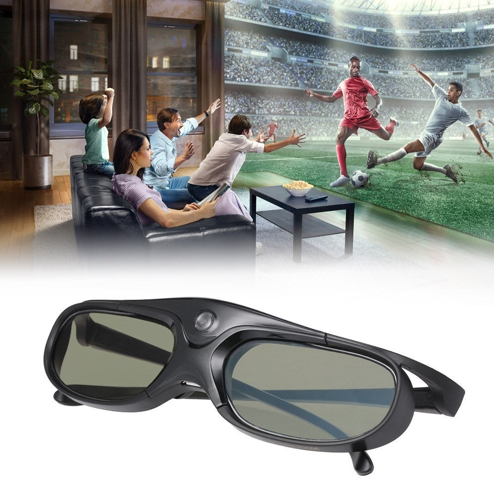 GL2100 3D Projector Glasses Active Shutter Rechargeable DLP-Link for Optama Acer BenQ ViewSonic Sharp Dell